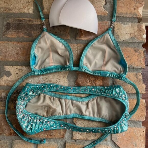 Figure Physique Bodybuilding Contest NPC Competition Posing Suit - Picture 11 of 12